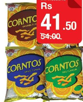 Corntos Chicken / Cheese Chilli Cheese / BBQ le sachet de 70g