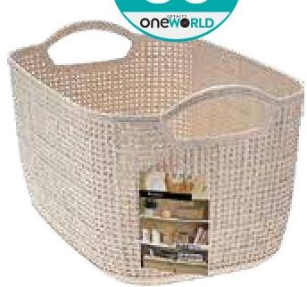 Storage Solutions Plastic Basket 30x19x17cm