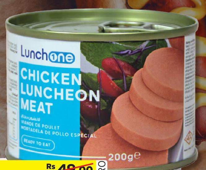 Lunch-One Chicken Luncheon Meat 200g