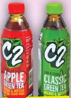 C2 Green Tea Apple/Classic/Lemon 500ml