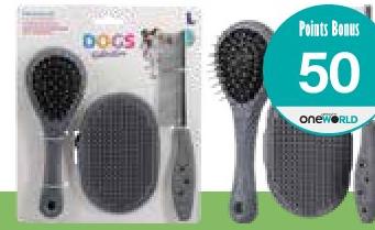Dogs Collection Pet Brush Set of 3