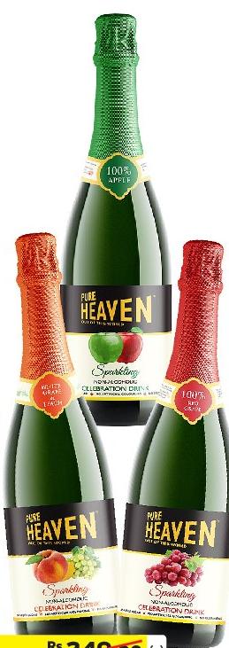 Pure Heaven Non Alcoholic Sparkling 750ml