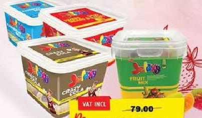 Jelaxy Sugar Bears/Liquorice/Cube Gummy 200g