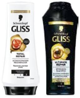 Gliss Shampoo, 250ml / Conditioner 200ml