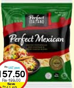 Perfect Italiano Perfect Pizza/Perfect Bakes Grated/Perfect Mexican Style Blend/Perfect 4 Cheese - 150g