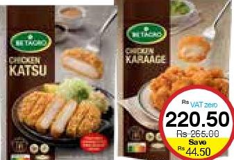 Betagro Chicken Karaage/Chicken Katsu - 400g