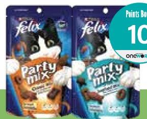 Felix Cat Adult Party Mix Treats Seafood/Classic 60g