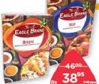 Eagle Brand Spices All Range except Tandoori & Butter Chicken 25/40/50/70 g