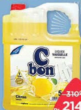 Cbon Liquide Vaisselle Citron 5L