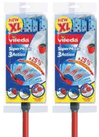 Vileda Super Mocio 3 Action Blue Mop
