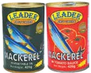 Leader Mackerel in Vegetable Oil / Tomato Sauce 425g