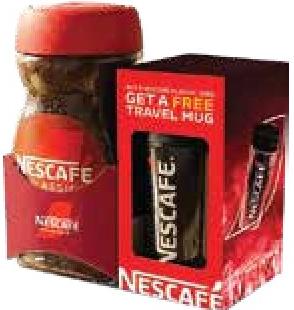 Nescafe Classic, 200g with Free Travel Mug