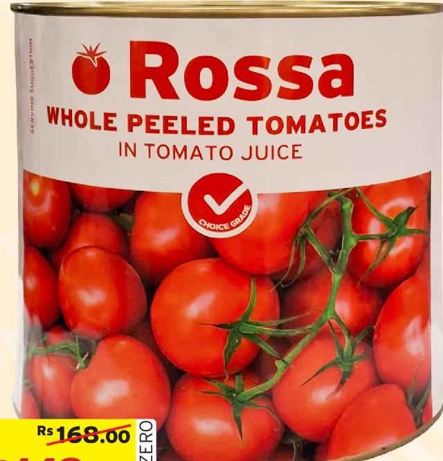 Rossa Whole Peeled Tomatoes 2.5KG (MRP)