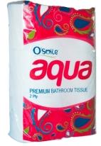 O'SMILE Aqua Premium Bathroom Tissue 6 Rolls 2 Ply