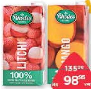 Rhodes Jus de Fruits Tous Parfums 1L