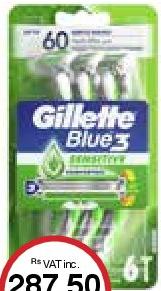Gillette Blue 3 Sensitive 6CT