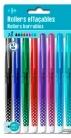 Lot de 8 stylos roller à encre liquide CARREFOUR, La boîte de 8 couleurs, Pointe 0,7 mm, Coloris assortis