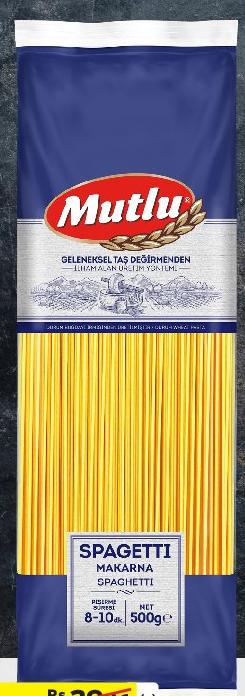 Mutlu Spaghetti 500g