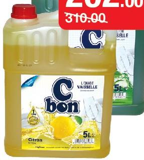 C bon Dish Soap Citron 5L