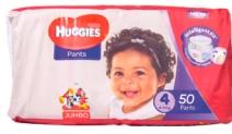 Huggies Pants Diapers Size 4, 50 Count