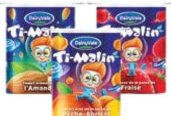 DairyVale Ti-malin Yaourt aux Fruits 125g
