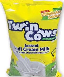 Twin Cows Instant Full Cream Milk Foil 1kg