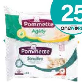 Pommette Lingette Bébé Agility x 72 / Sensitive x 63