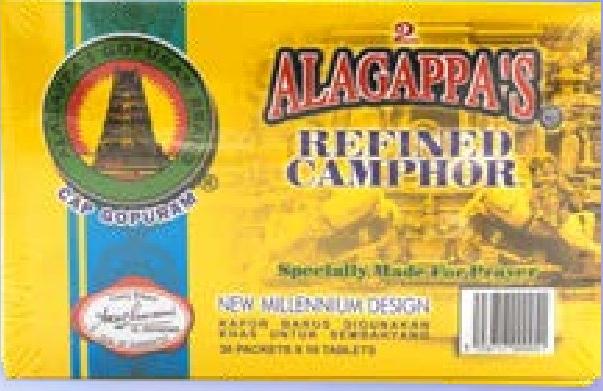 Alagappa's Refined Camphor 35 Pcs