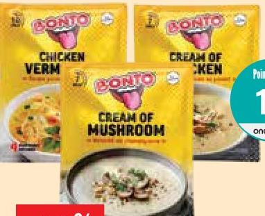 Bonto Chicken Vermicelli/Cream of Chicken/Cream of Mushroom Soup 50-60g