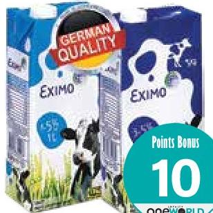 Eximo UHT Full Cream / Semi-Skimmed Milk 1L