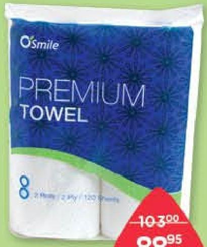 O'Smile Premium 2 Kitchen Towel Rolls