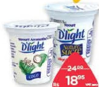 D'light Yaourt Coconut, Nature Sucré 125 g