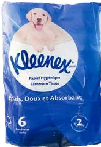 Kleenex Carrier Bag Toilet Paper 2 Ply x6