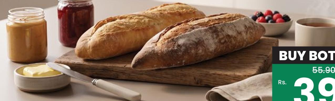 Traditional Bread + Rustic Baguette