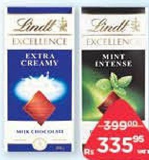 Lindt Excellence Chocolate Tous Parfums 50/100 g