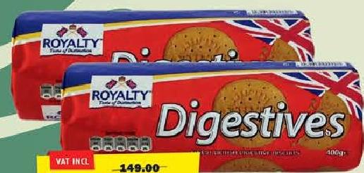 Royalty Digestive 400g