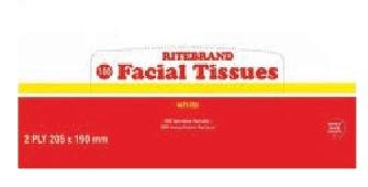 RITEBRAND Facial Tissue Paper 100's