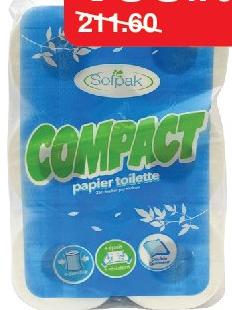 Papier Toilette Compact x6 - Sofpak