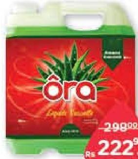 Ora Liquide Vaisselle Aloe Vera, Citron, Combava, Pomme 5 L