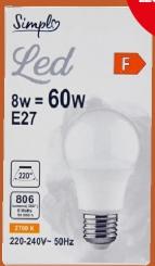 Simply LED Bulb 8W E27