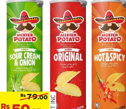 Mr Potato Crisps 100g