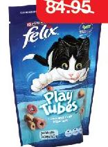 Felix Cat Adult Play Tubes Tuna & Crab / Chicken & Liver le sachet de 50g