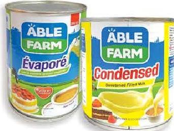 Able Farm Evaporated Filled Milk/Sweetened Condensed Milk 390g