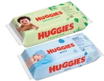 Huggies Baby Wipes Pure / Natural Care x 56