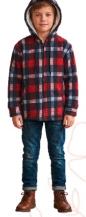 Fleece Shirt with Hood, Assorted Colors