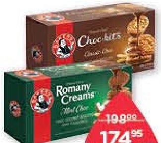 Bakers Choc Kits Original & White Chocolate, Romany Creams Tous Parfums 200 g