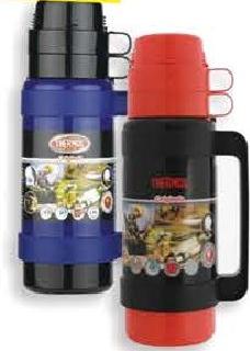 Thermos Mondial 32-100 Orange Cap/Dark Blue 1lt