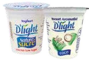 D'light Yaourt Nature Sucré / Aromatisé Coco 125g