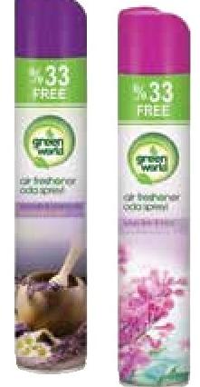 Green World Air Freshener all refs - 300ml