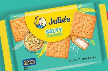 Julie's Salty Crackers 250g